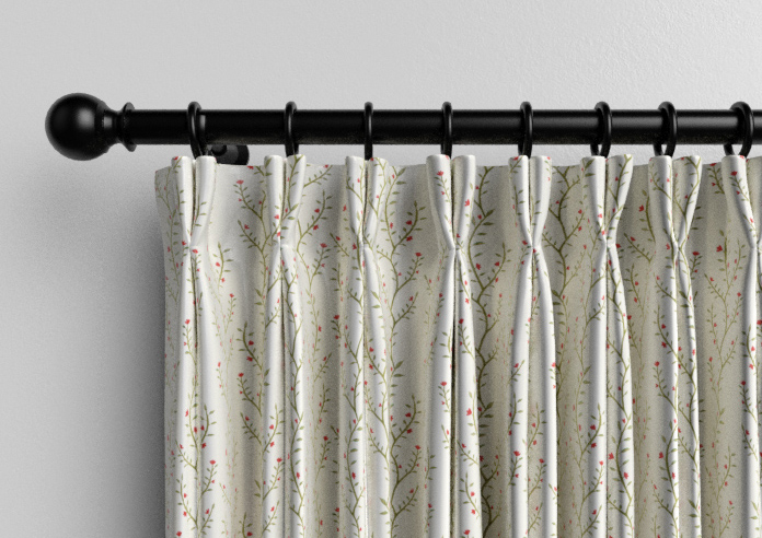 Boughton Faux Silk, Ruby - Made to Measure Curtains - Image 10